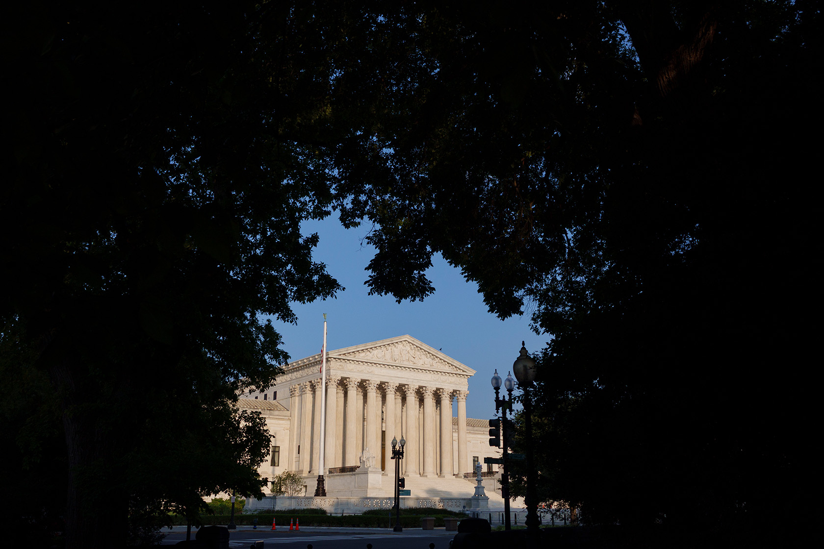 The Supreme Court building is pictured.